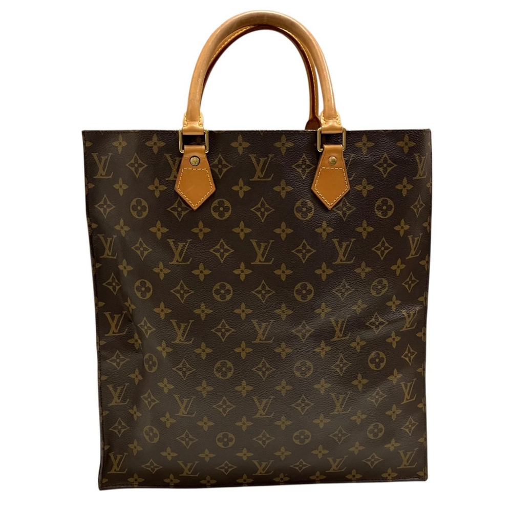 LOUIS VUITTON Brown Monogram Canvas Tote Bag